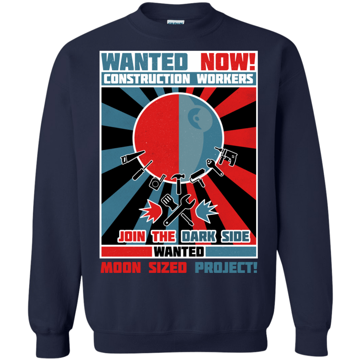 Sweatshirts Navy / S Secret Moon Society Crewneck Sweatshirt