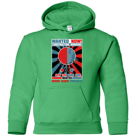 Sweatshirts Irish Green / YS Secret Moon Society Youth Hoodie