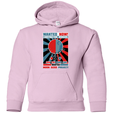 Sweatshirts Light Pink / YS Secret Moon Society Youth Hoodie