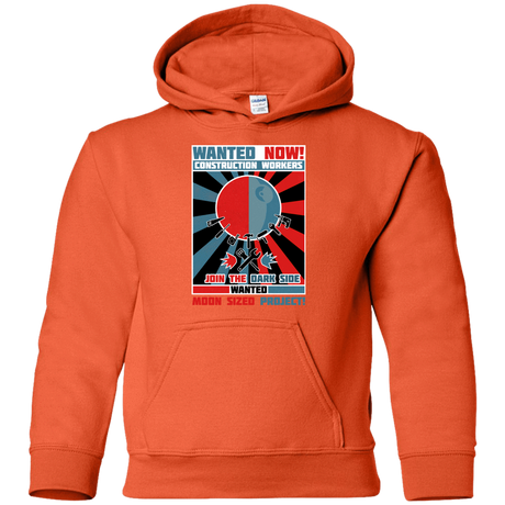 Sweatshirts Orange / YS Secret Moon Society Youth Hoodie