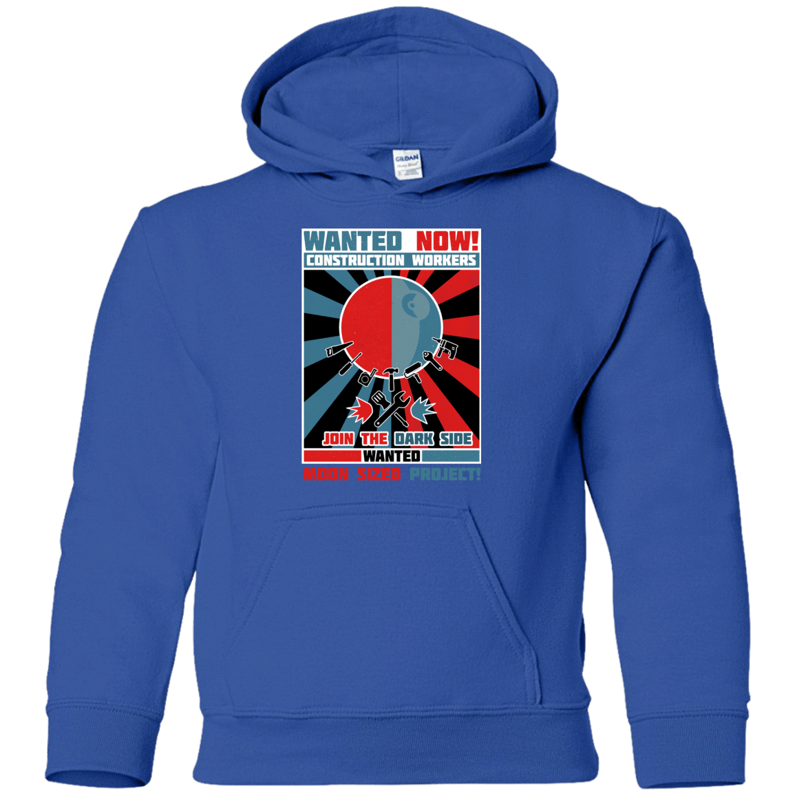 Sweatshirts Royal / YS Secret Moon Society Youth Hoodie