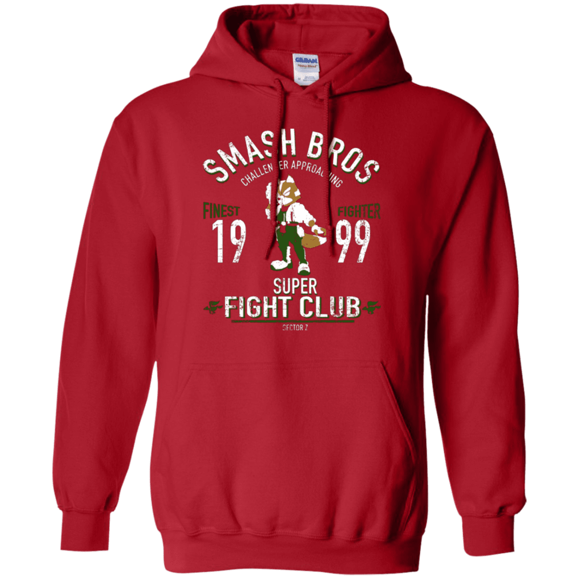 Sweatshirts Red / Small Sector Z Fighter Pullover Hoodie