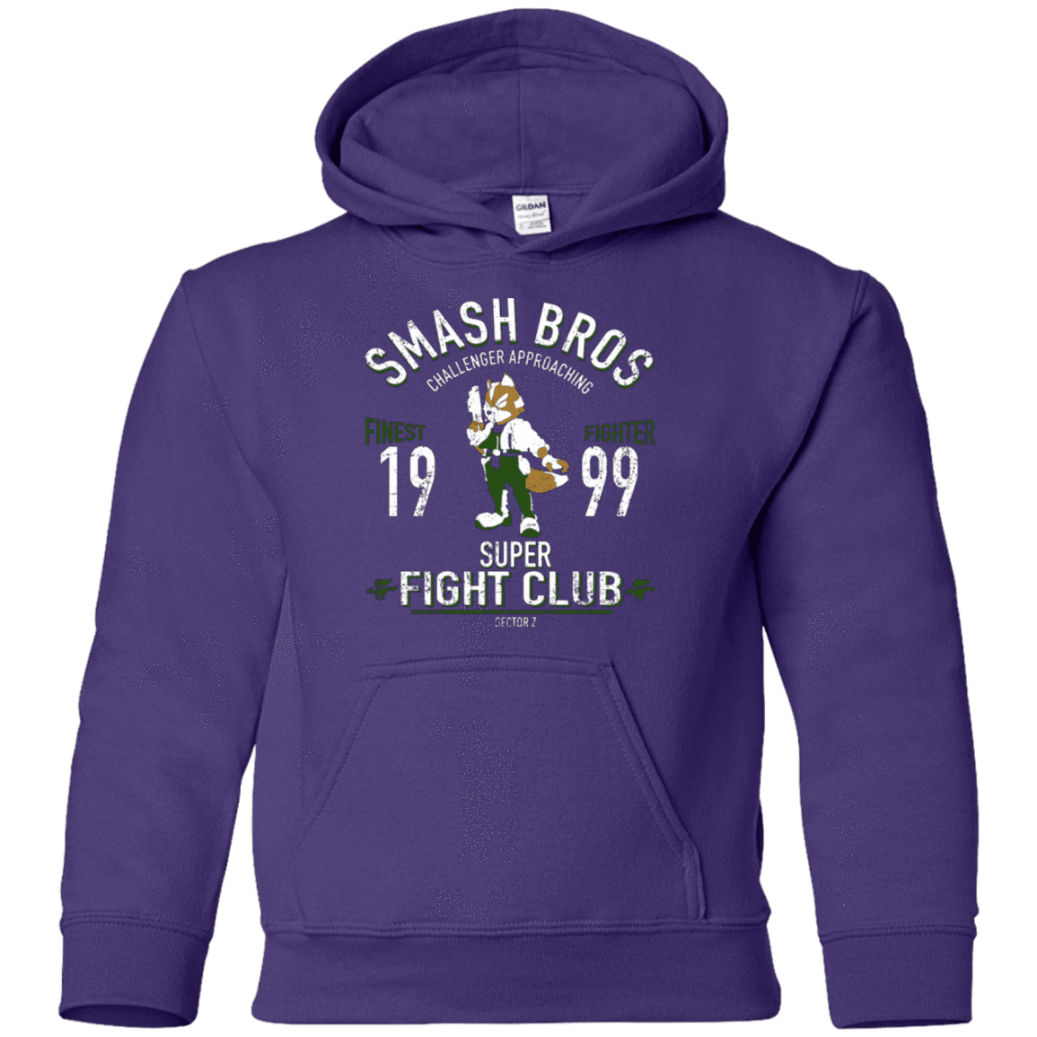 Sweatshirts Purple / YS Sector Z Fighter Youth Hoodie