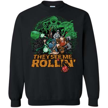 Sweatshirts Black / Small See me rolling Crewneck Sweatshirt
