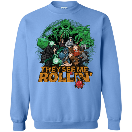 Sweatshirts Carolina Blue / Small See me rolling Crewneck Sweatshirt