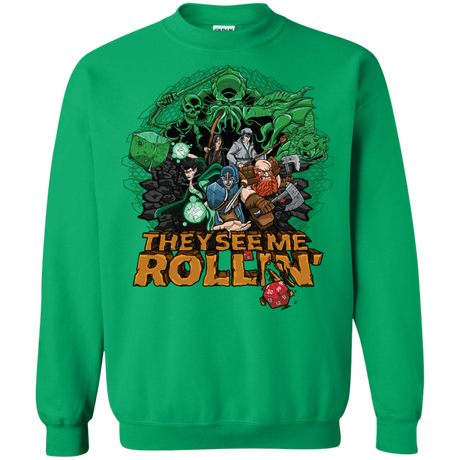 Sweatshirts Irish Green / Small See me rolling Crewneck Sweatshirt