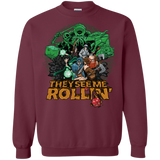 Sweatshirts Maroon / Small See me rolling Crewneck Sweatshirt