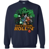 Sweatshirts Navy / Small See me rolling Crewneck Sweatshirt
