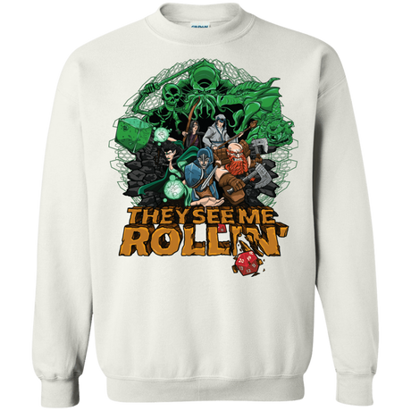 Sweatshirts White / Small See me rolling Crewneck Sweatshirt