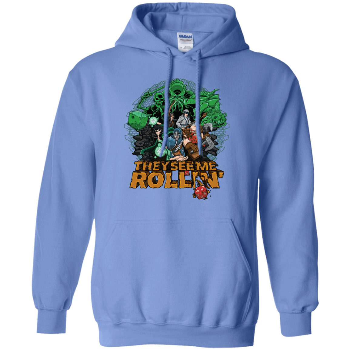 Sweatshirts Carolina Blue / Small See me rolling Pullover Hoodie