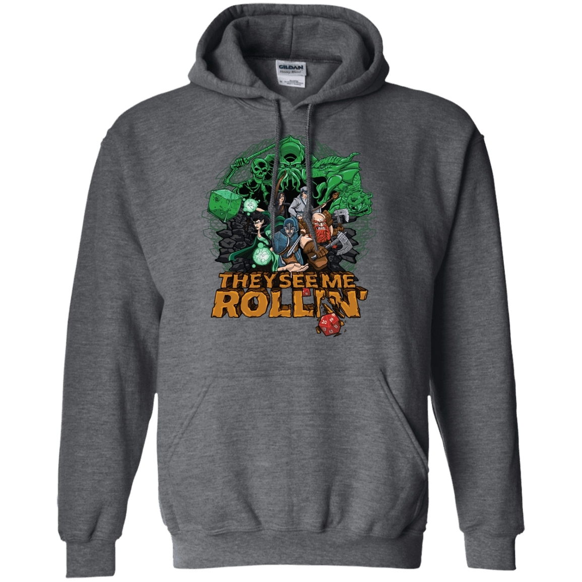 Sweatshirts Dark Heather / Small See me rolling Pullover Hoodie