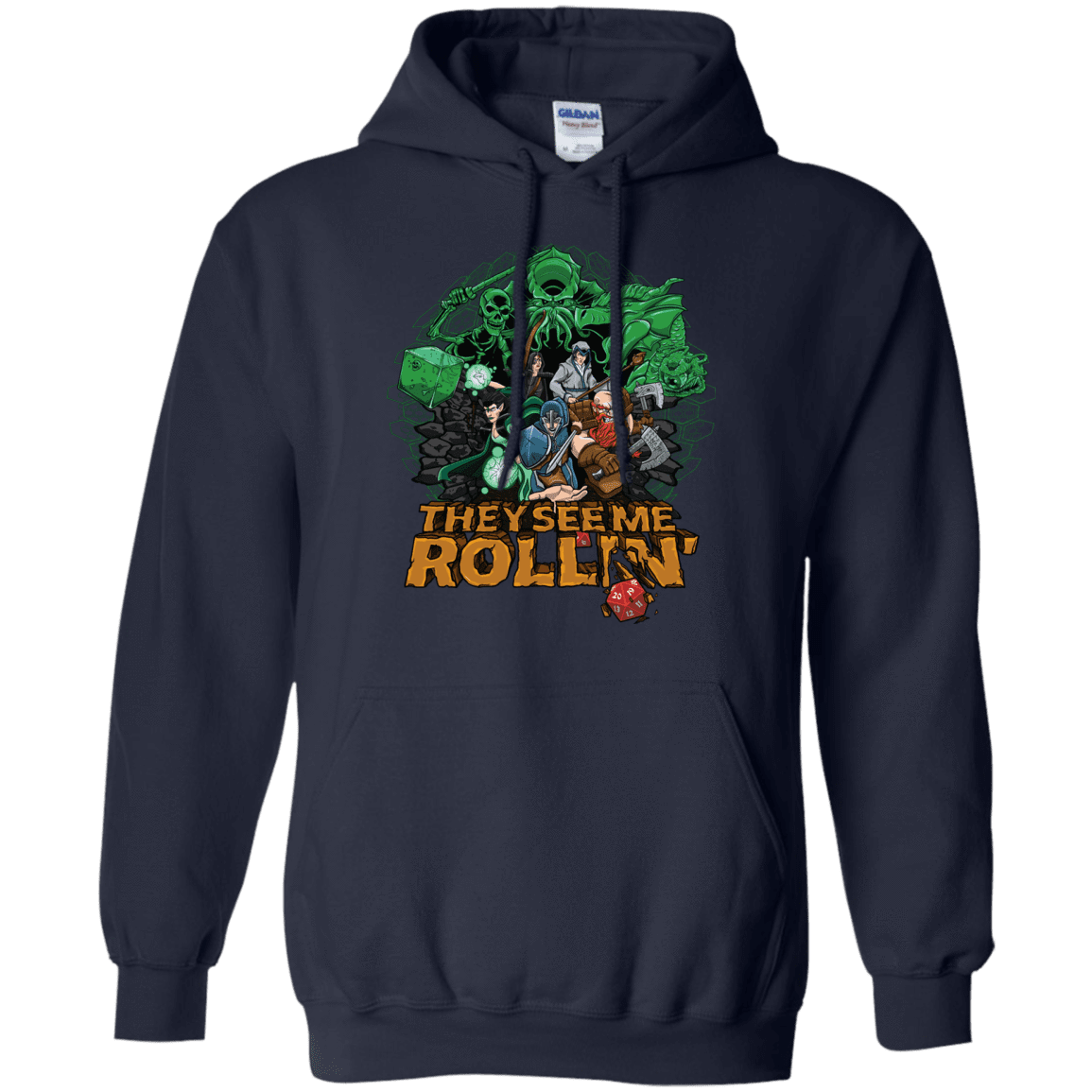 Sweatshirts Navy / Small See me rolling Pullover Hoodie