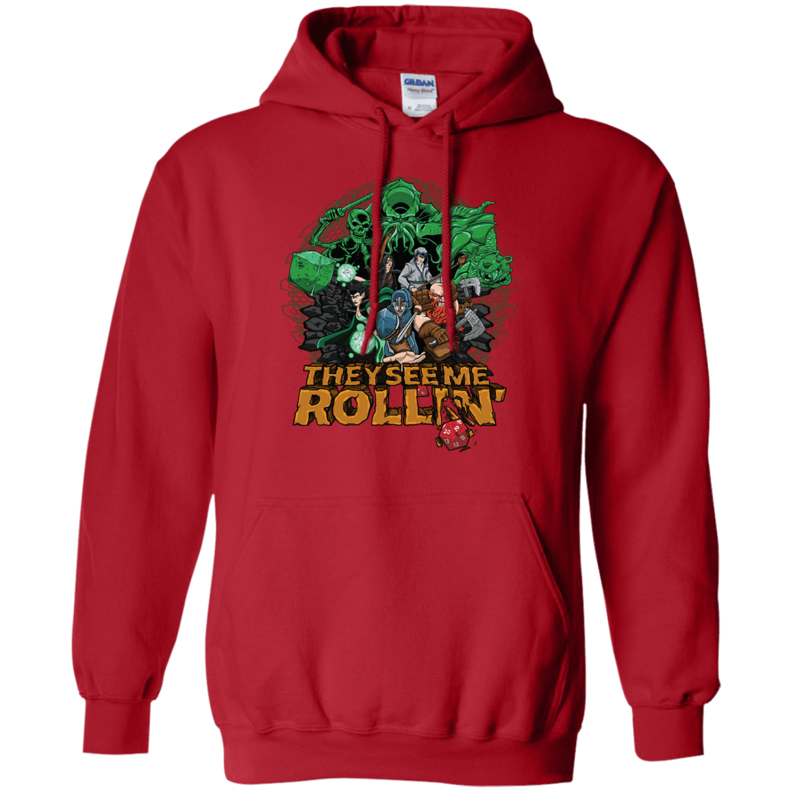 Sweatshirts Red / Small See me rolling Pullover Hoodie