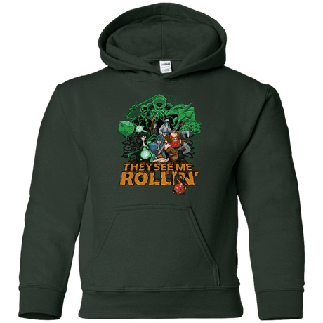 Sweatshirts Forest Green / YS See me rolling Youth Hoodie
