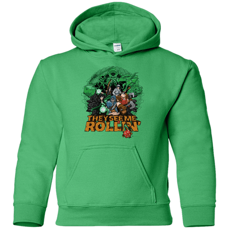 Sweatshirts Irish Green / YS See me rolling Youth Hoodie