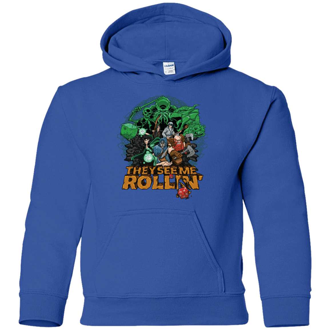 Sweatshirts Royal / YS See me rolling Youth Hoodie