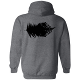 Sweatshirts Dark Heather / S See You On The Other Side Ride Back Print Pullover Hoodie