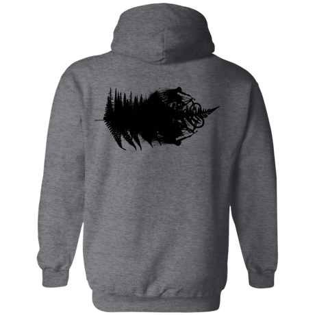 Sweatshirts Dark Heather / S See You On The Other Side Ride Back Print Pullover Hoodie