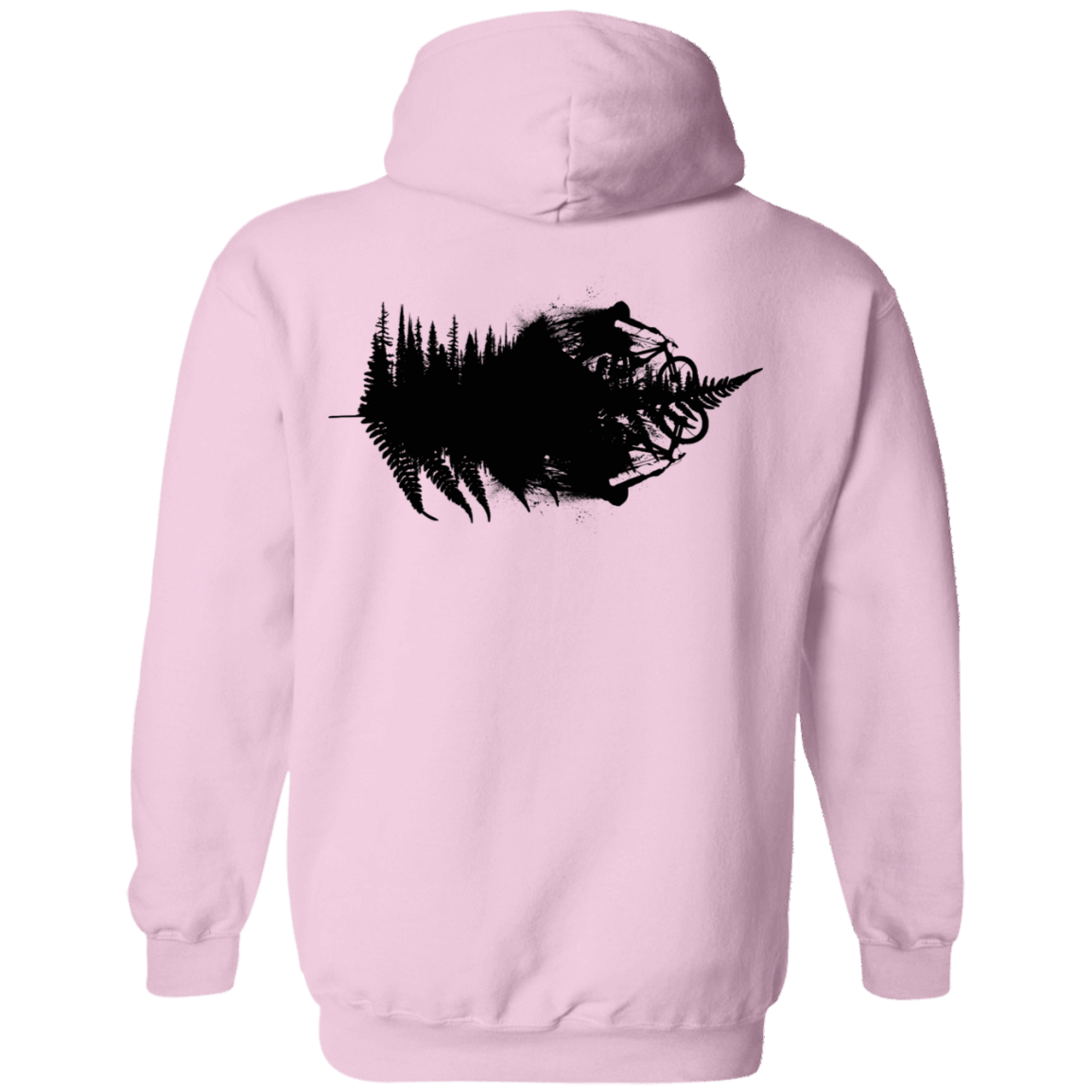 Sweatshirts Light Pink / S See You On The Other Side Ride Back Print Pullover Hoodie