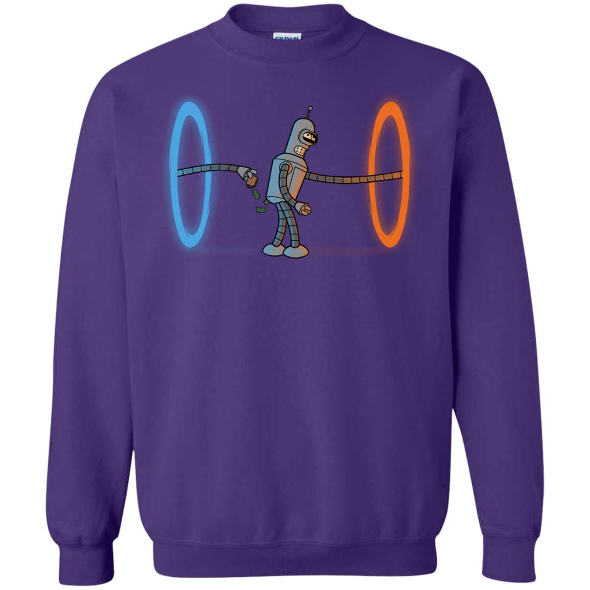 Sweatshirts Purple / S Self Service Crewneck Sweatshirt