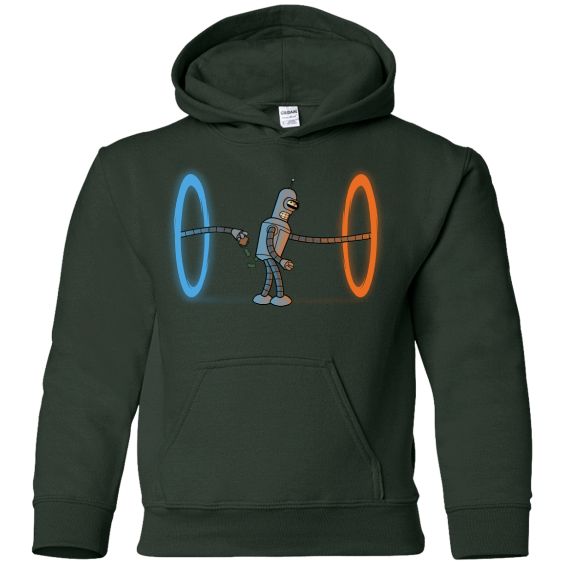 Sweatshirts Forest Green / YS Self Service Youth Hoodie