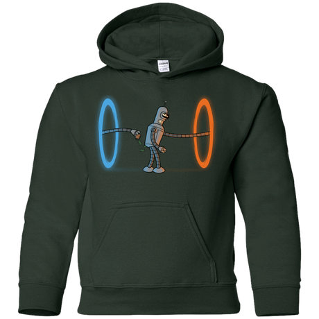 Sweatshirts Forest Green / YS Self Service Youth Hoodie