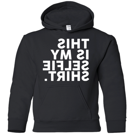 Sweatshirts Black / YS Selfie Shirt Youth Hoodie