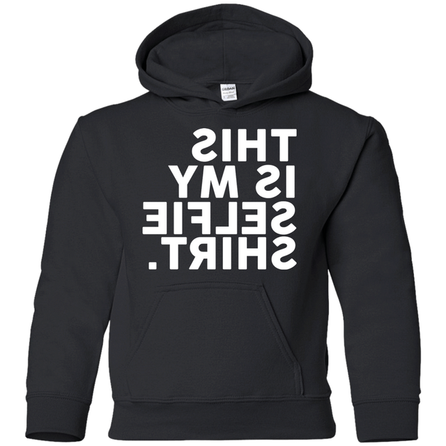 Sweatshirts Black / YS Selfie Shirt Youth Hoodie