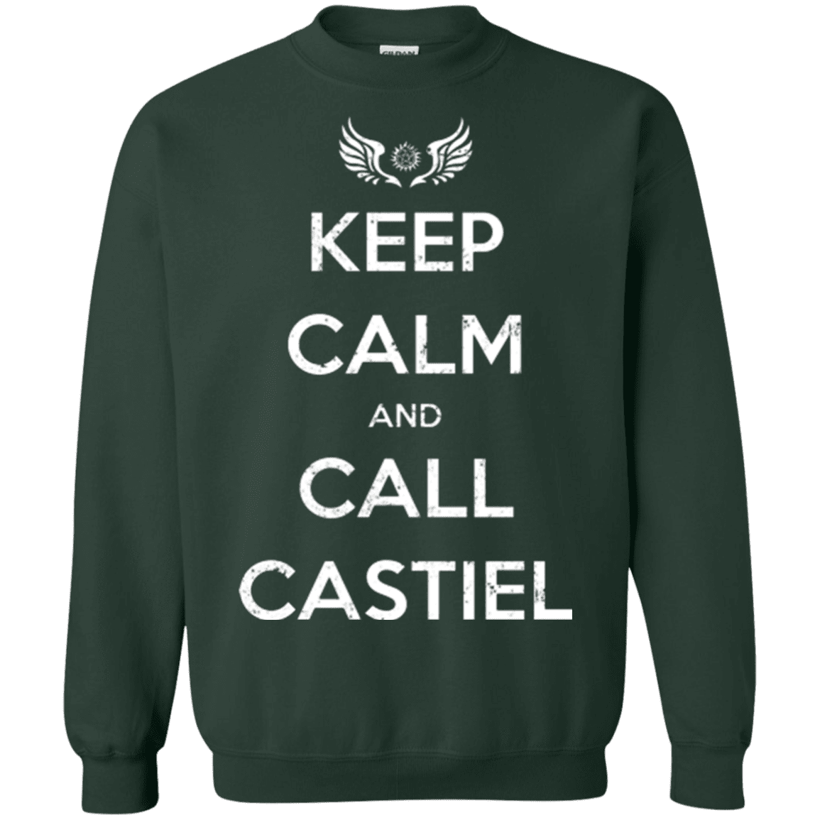 Sweatshirts Forest Green / Small Send Me An Angel Crewneck Sweatshirt