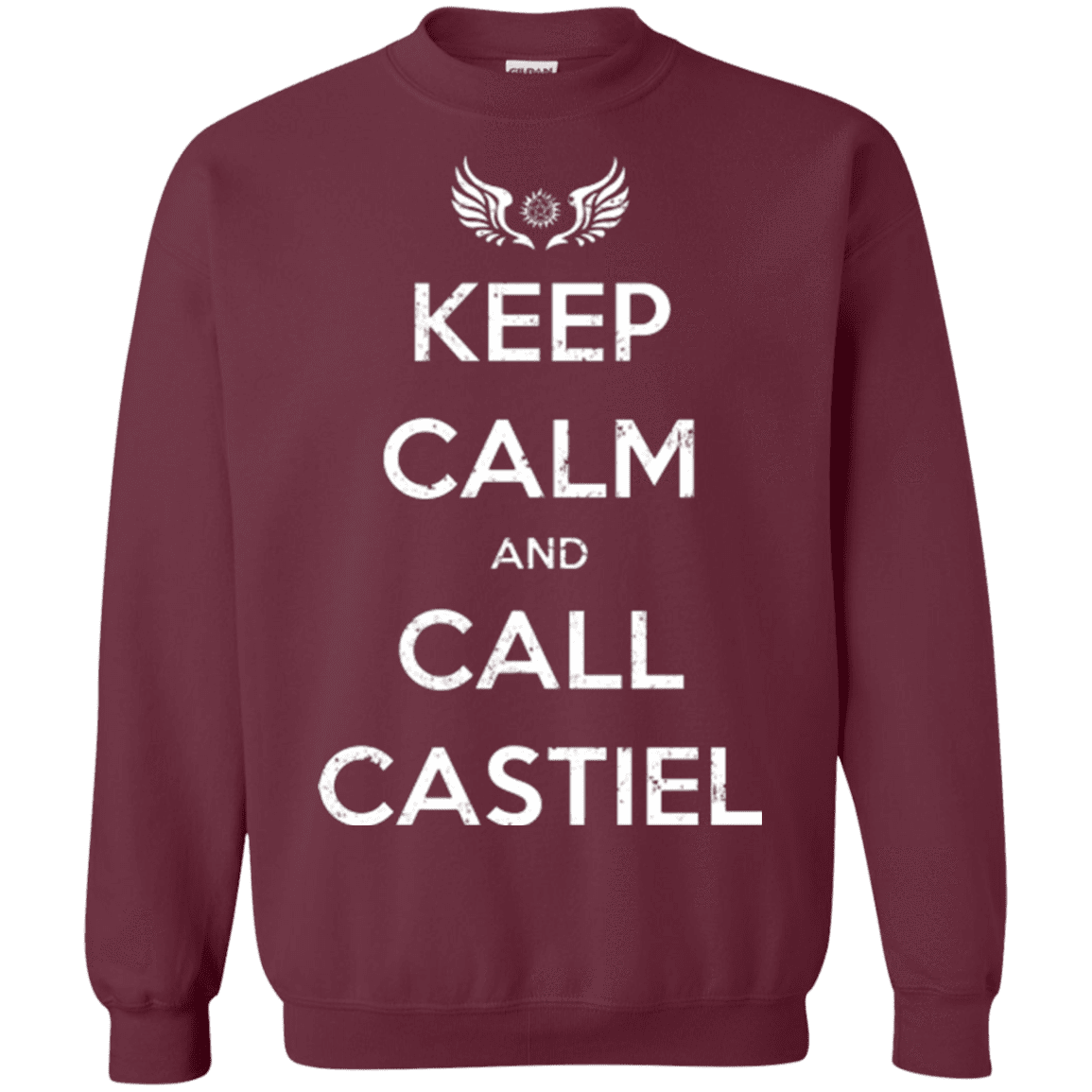 Sweatshirts Maroon / Small Send Me An Angel Crewneck Sweatshirt