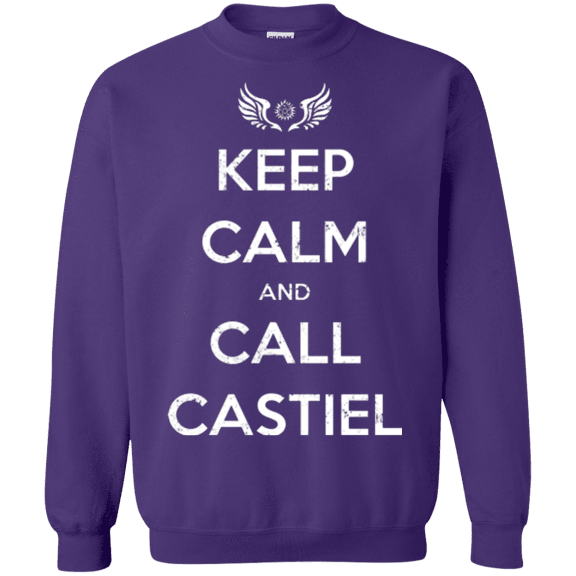 Sweatshirts Purple / Small Send Me An Angel Crewneck Sweatshirt