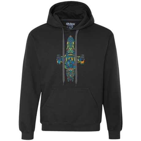 Sweatshirts Black / S Serenity Mosaic Premium Fleece Hoodie