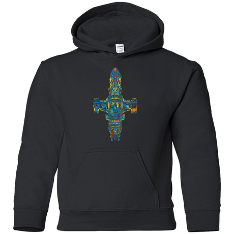 Sweatshirts Black / YS Serenity Mosaic Youth Hoodie