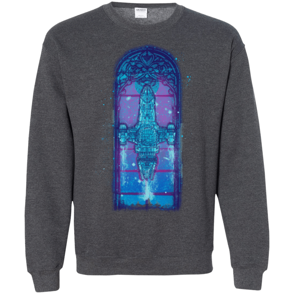 Sweatshirts Dark Heather / S Serenity Mosaica 2 Crewneck Sweatshirt