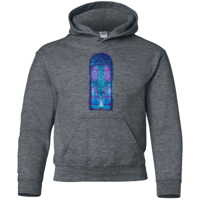 Sweatshirts Dark Heather / YS Serenity Mosaica 2 Youth Hoodie