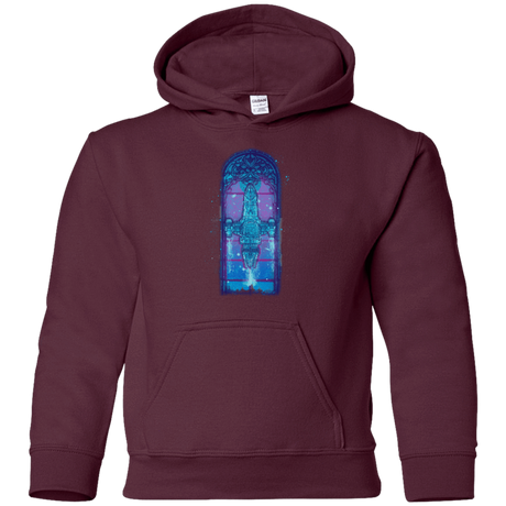 Sweatshirts Maroon / YS Serenity Mosaica 2 Youth Hoodie