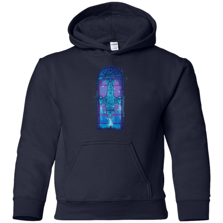 Sweatshirts Navy / YS Serenity Mosaica 2 Youth Hoodie