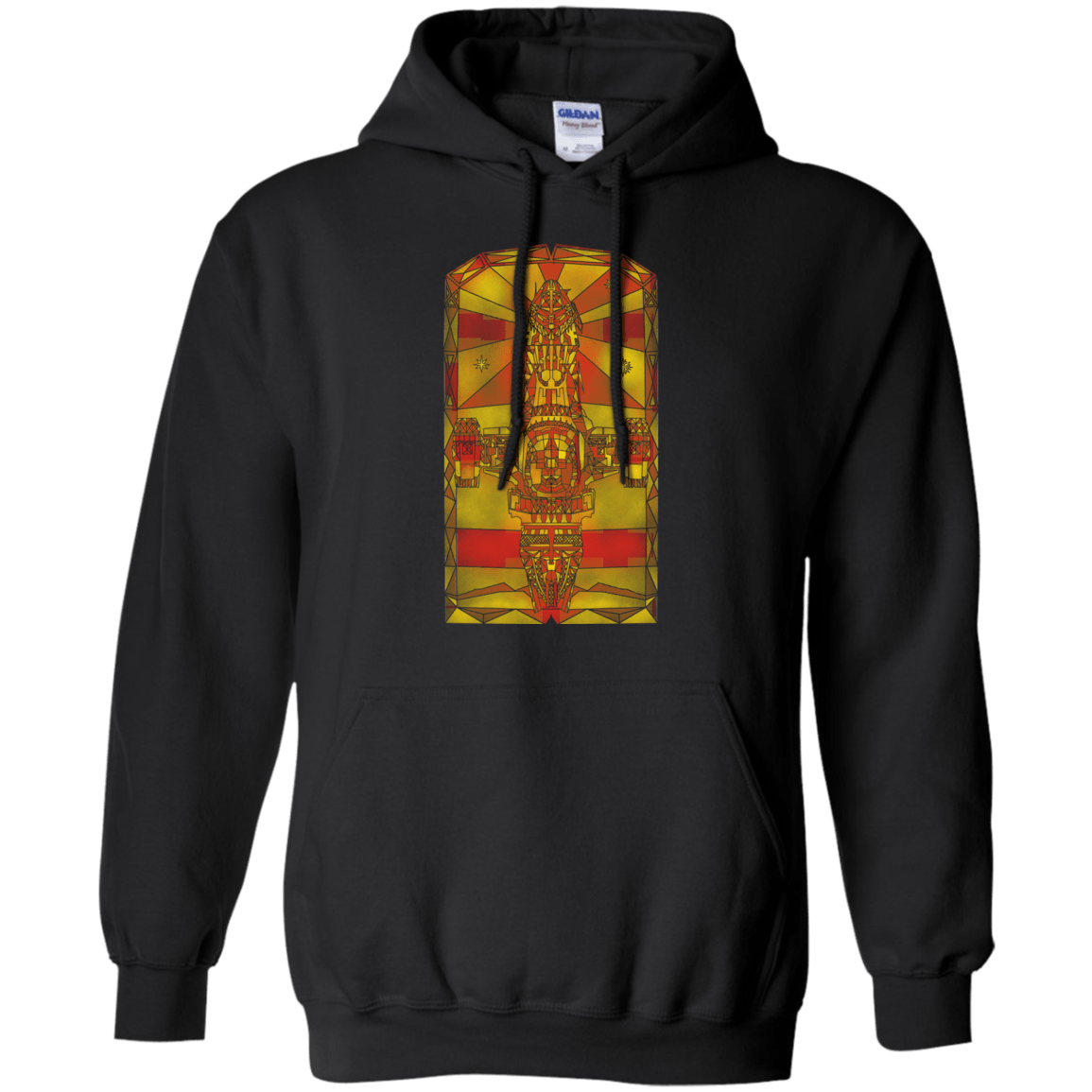 Sweatshirts Black / S Serenity Mosaica Pullover Hoodie