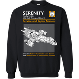 Sweatshirts Black / Small Serenity Service And Repair Manual Crewneck Sweatshirt