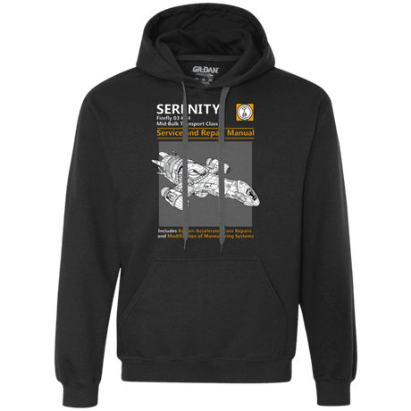 Sweatshirts Black / Small Serenity Service And Repair Manual Premium Fleece Hoodie