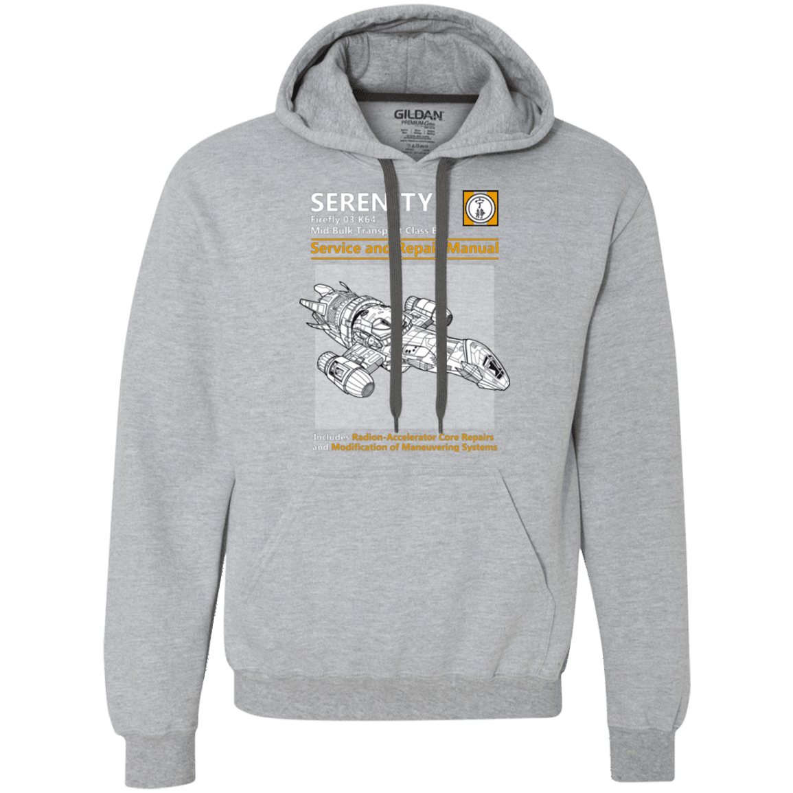 Sweatshirts Sport Grey / Small Serenity Service And Repair Manual Premium Fleece Hoodie