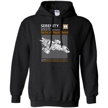 Sweatshirts Black / Small Serenity Service And Repair Manual Pullover Hoodie