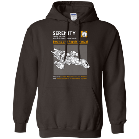 Sweatshirts Dark Chocolate / Small Serenity Service And Repair Manual Pullover Hoodie