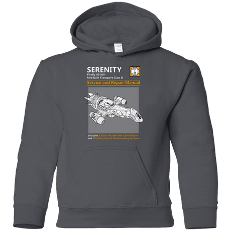 Sweatshirts Charcoal / YS Serenity Service And Repair Manual Youth Hoodie