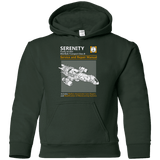 Sweatshirts Forest Green / YS Serenity Service And Repair Manual Youth Hoodie