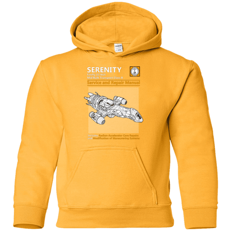 Sweatshirts Gold / YS Serenity Service And Repair Manual Youth Hoodie
