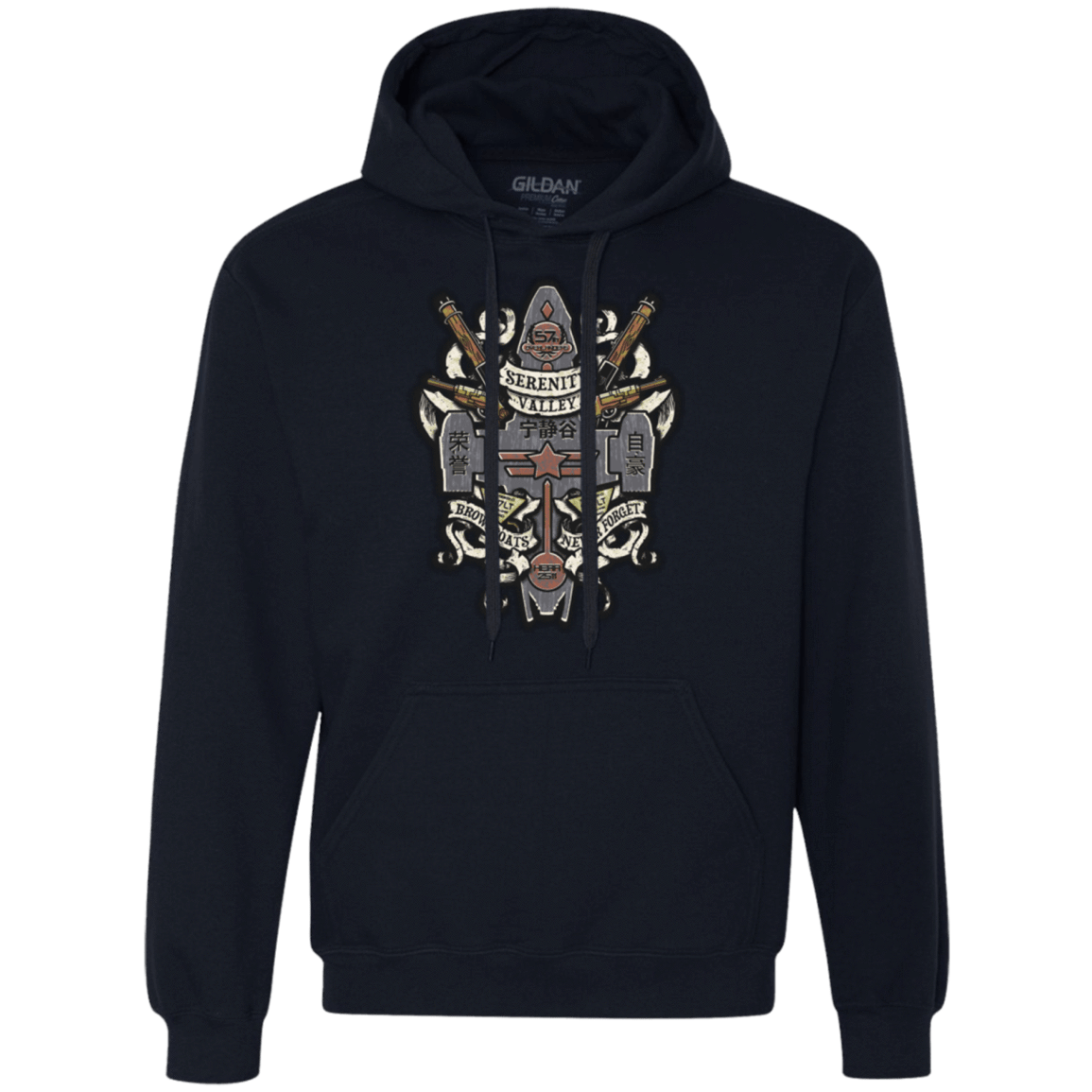 Sweatshirts Navy / Small Serenity Valley Memorial Premium Fleece Hoodie