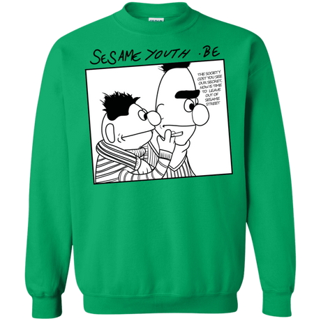 Sweatshirts Irish Green / S Sesame Youth Crewneck Sweatshirt