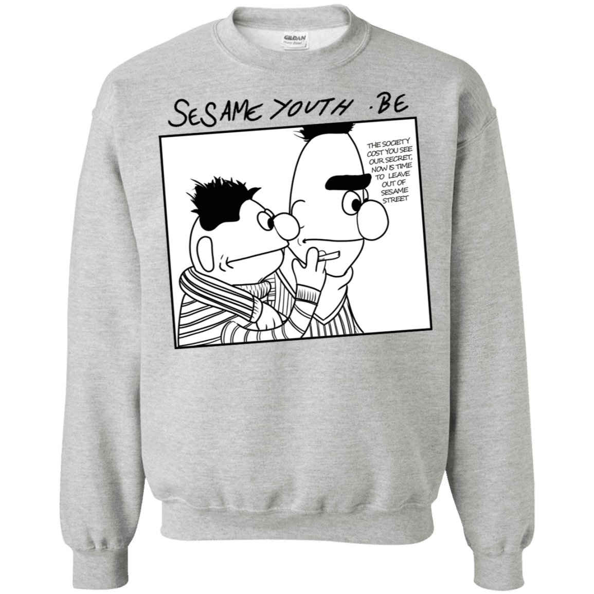 Sweatshirts Sport Grey / S Sesame Youth Crewneck Sweatshirt