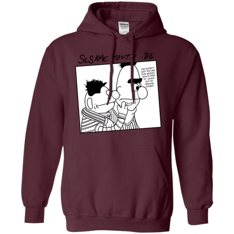 Sweatshirts Maroon / S Sesame Youth Pullover Hoodie